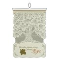 Heritage Lace Plant Hope 12 x 21 in. Wall Hanging, Ecru WH63E-0117